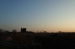 2014/02/02_夕暮れの渡良瀬遊水地