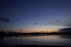 2015/01/02_伊佐沼の夕暮れ