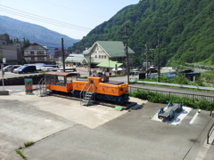 2017/05/20_トロッコ広場と宇奈月駅