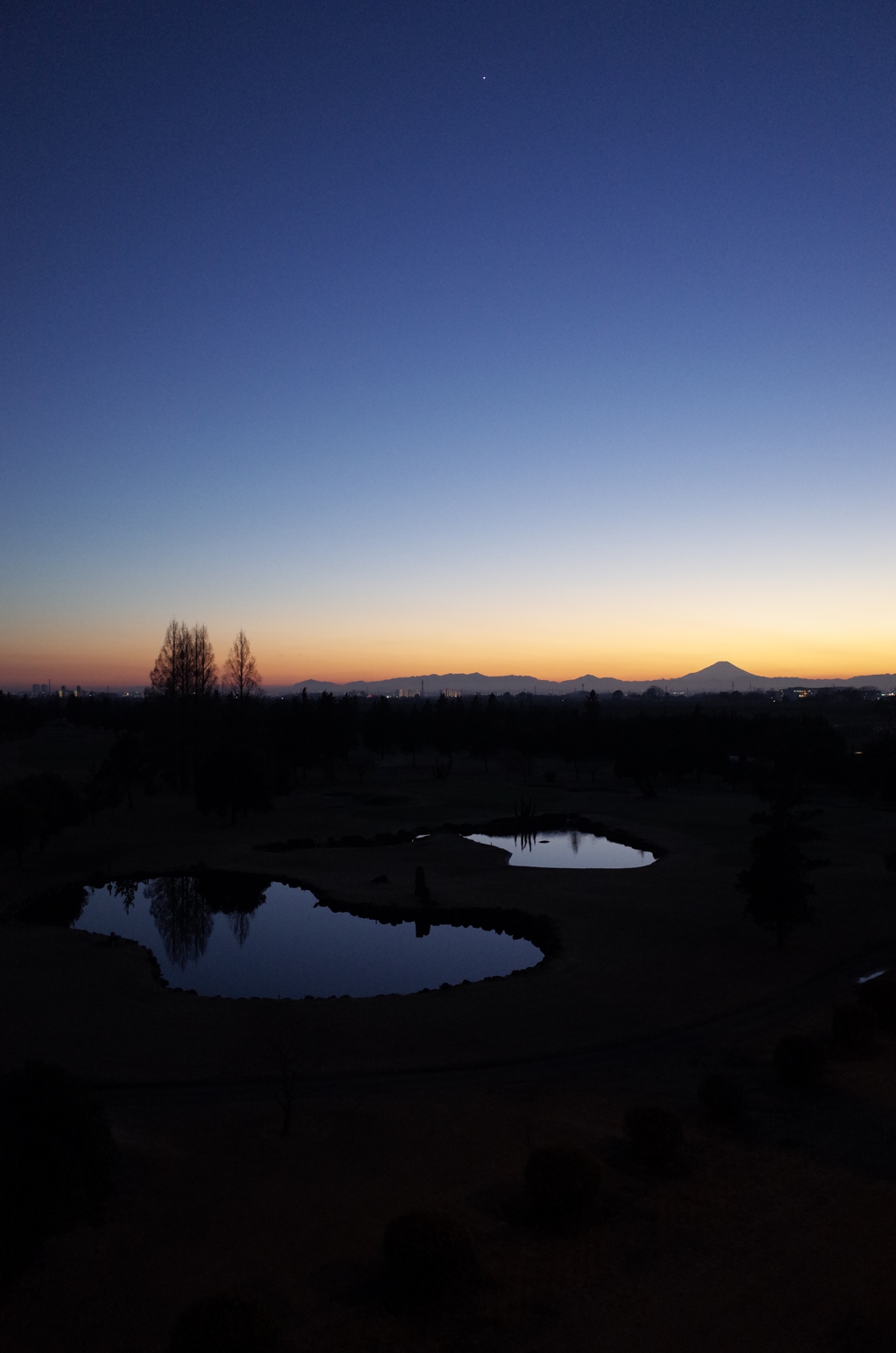 2016/12/29_荒川河川敷の夕暮れ