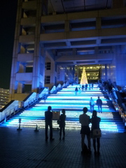 2014/04/26_夜のフジテレビ大階段