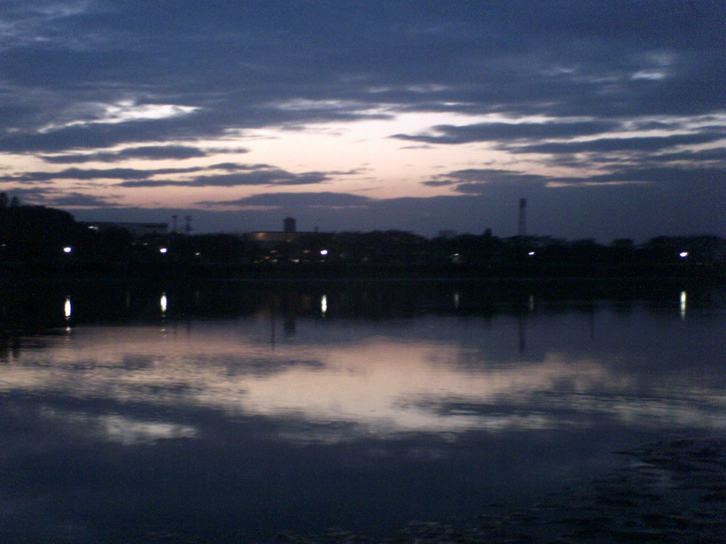 2015/10/11_伊佐沼の夕暮れ
