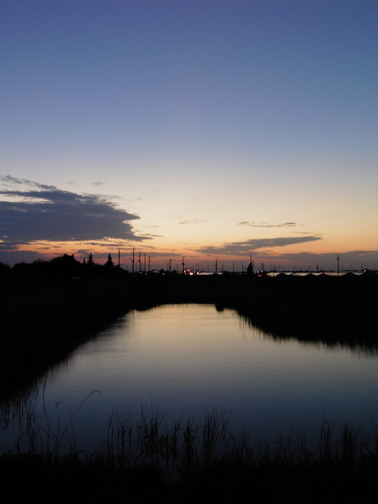 2017/05/04_溜め池の夕暮れ