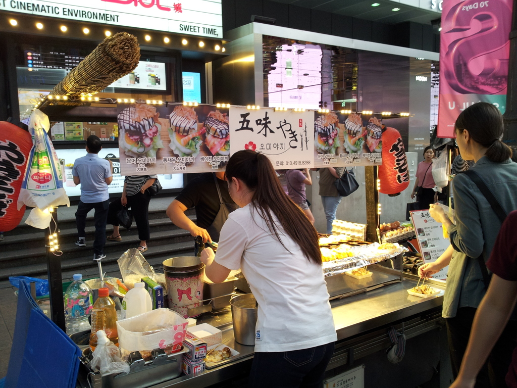 2017/06/17_明洞の五味焼き露店