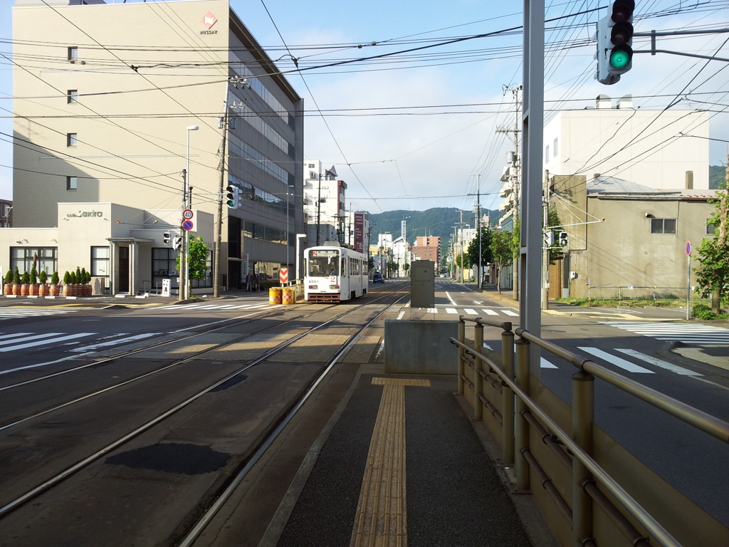 2016/08/13_函館市電 市役所前駅