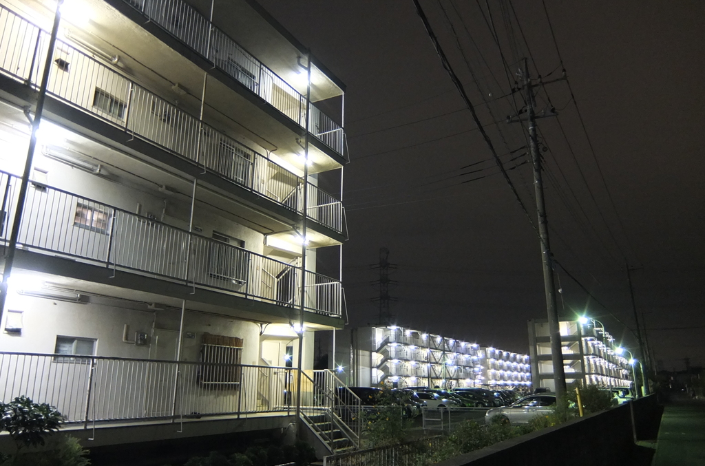 2014/10/11_夜の雇用促進住宅