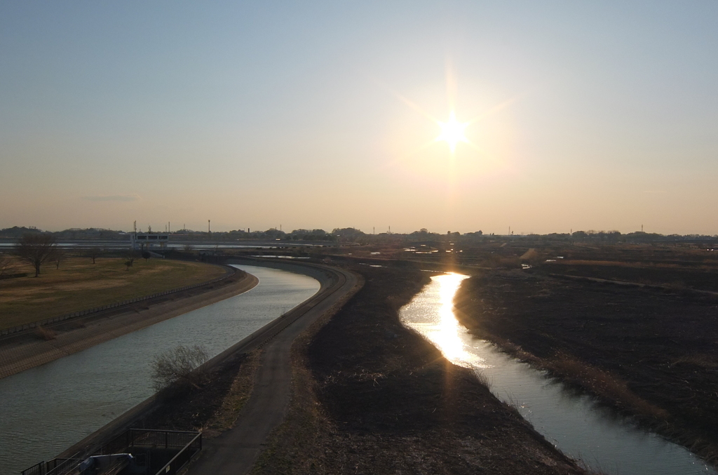 2014/03/23_渡良瀬遊水地展望台からの眺め