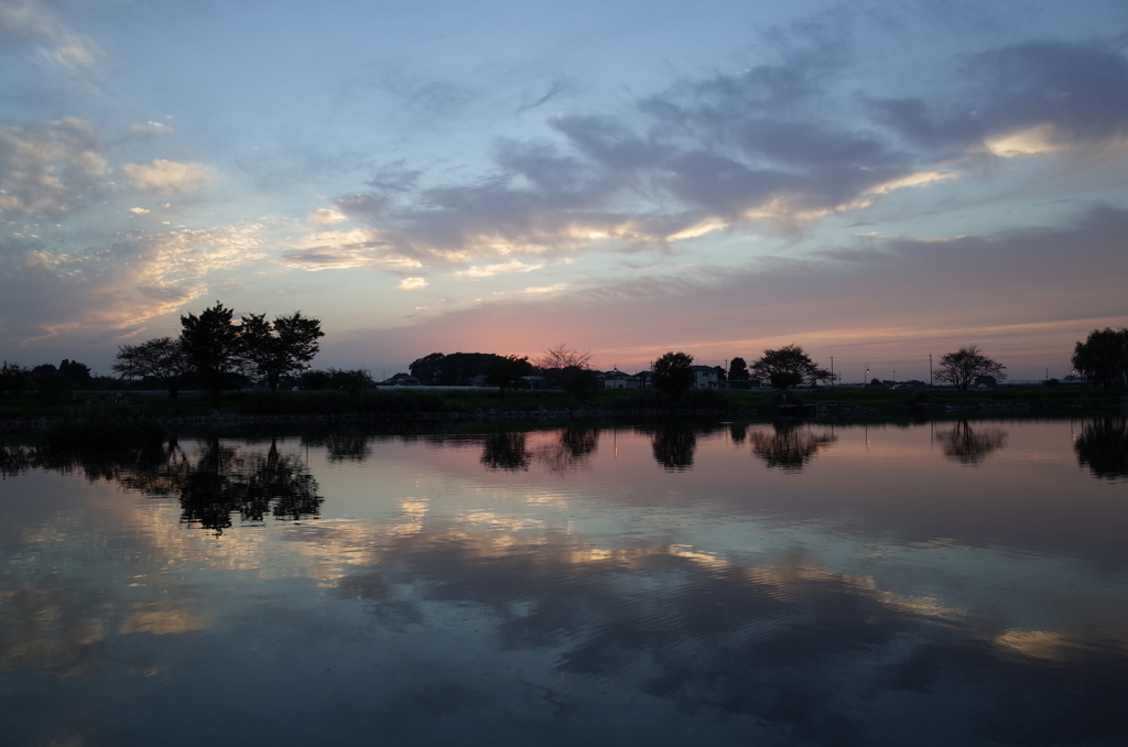 2015/10/03_柴山沼の夕暮れ