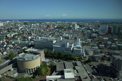 2016/08/12_五稜郭タワーから本州を望む