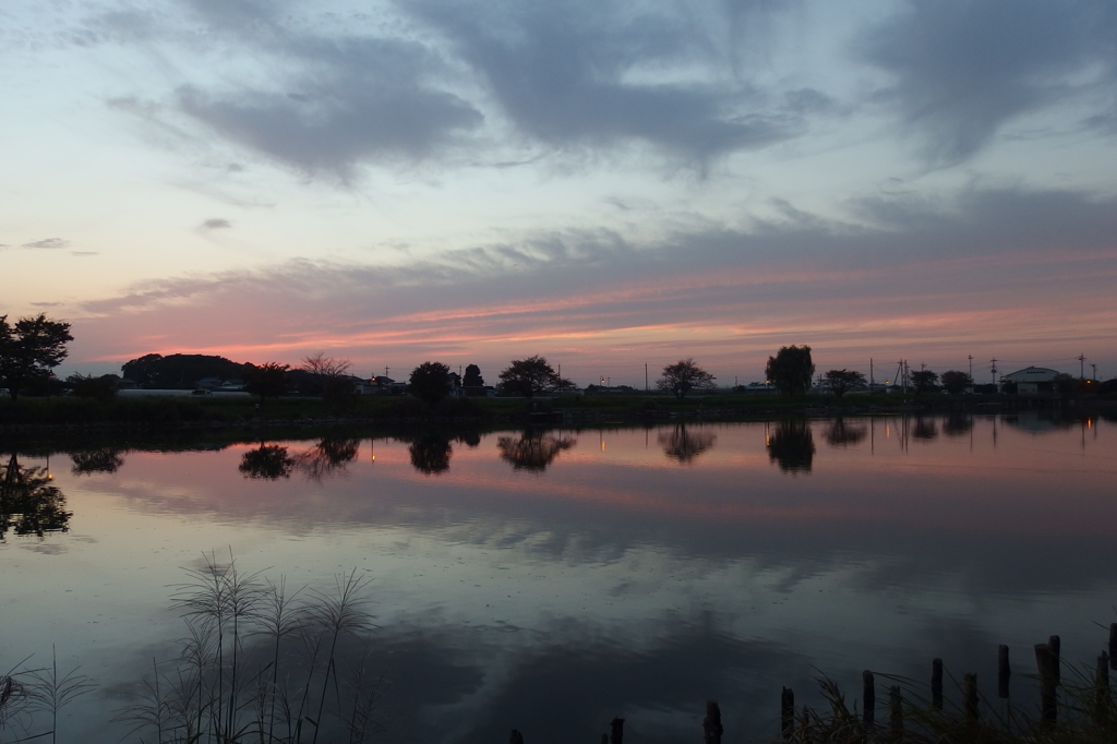 2015/10/03_柴山沼の夕暮れ