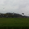 2019/04/14_車窓の雨越しの田園