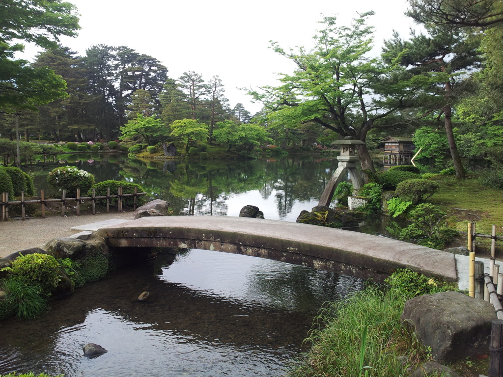 2016/05/12_兼六園 霞ヶ池、徽軫灯籠、内橋亭