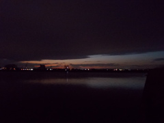 2017/02/18_溜め池の夕暮れ