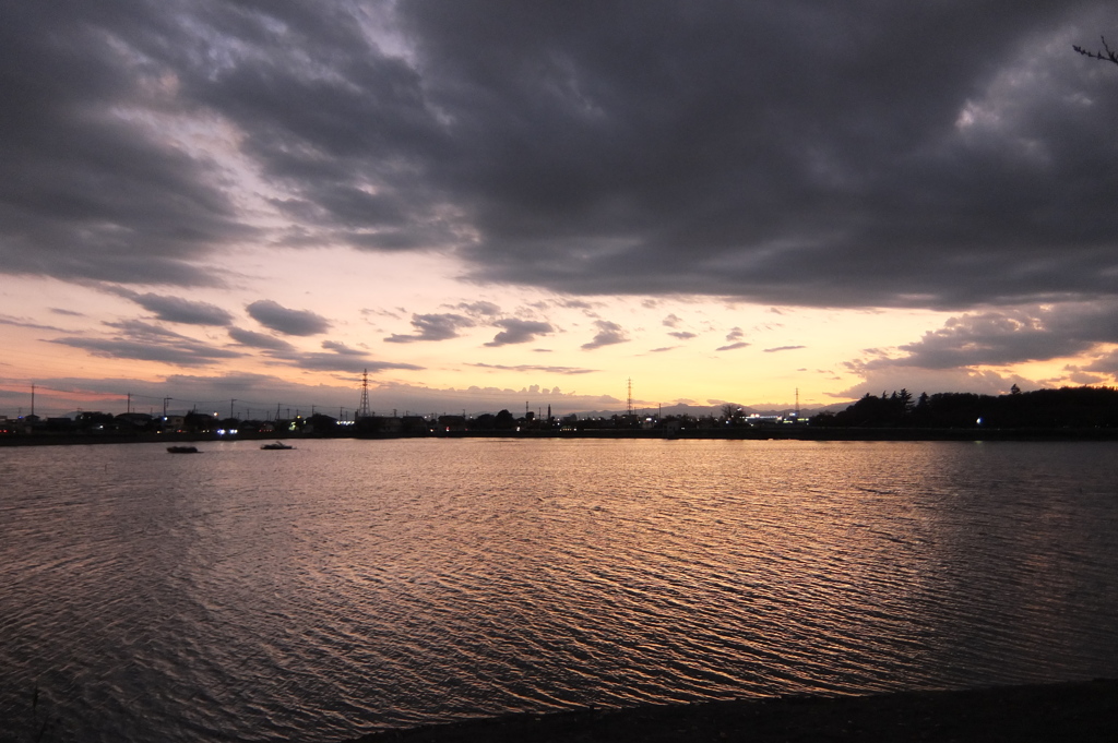 2014/11/03_伊佐沼の夕暮れ