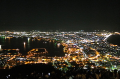 2016/08/12_夜、函館山から函館市街を望む
