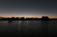 2015/01/10_山ノ神沼の夕暮れ