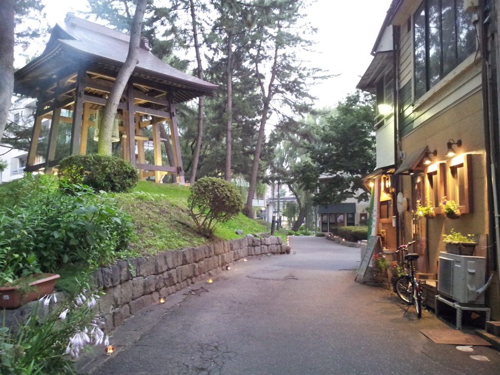 2016/07/16_盛岡城跡公園（岩手公園）時鐘とライトアップ