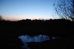 2015/02/15_夕暮れの秋葉の森総合公園