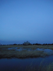 2017/02/26_溜め池の夕暮れ