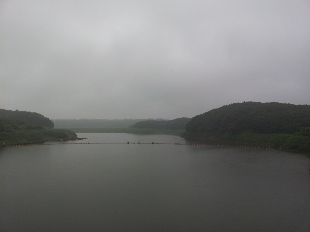 2016/07/17_四十四田ダムから南部片富士湖を望む