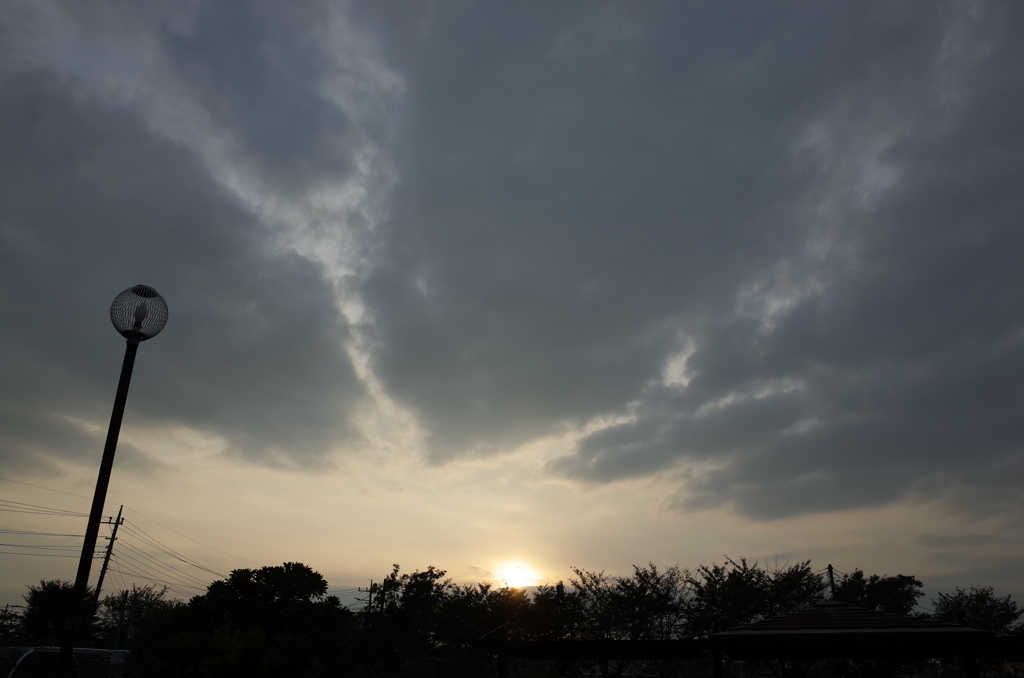 2014/10/12_伊奈バラ園の夕暮れ