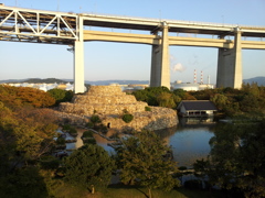 2017/10/26_瀬戸大橋記念公園 瀬戸大橋記念館展望台からの眺め