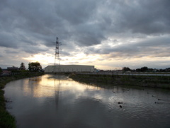 2017/05/14_見沼代用水の夕暮れ