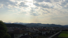 2013/06/08_毛呂山中央陸橋からの眺め（天使の梯子）