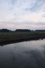 2014/10/12_元荒川の夕暮れ