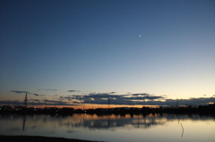 2015/11/15_伊佐沼の夕暮れ