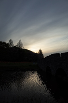 2016/04/09_花の丘農林公苑の夕暮れ