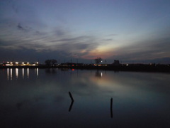 2017/02/26_溜め池の夕暮れ