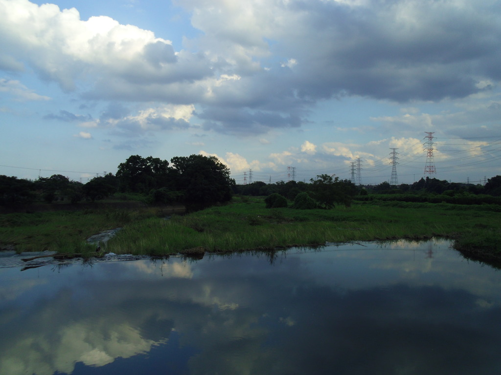 2016/09/10_高麗川に空