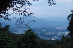 2015/09/21_蓑山近辺から武甲山と秩父市街を望む