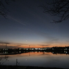2014/12/23_伊佐沼の夕暮れ