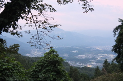 2015/09/21_蓑山近辺から武甲山と秩父市街を望む