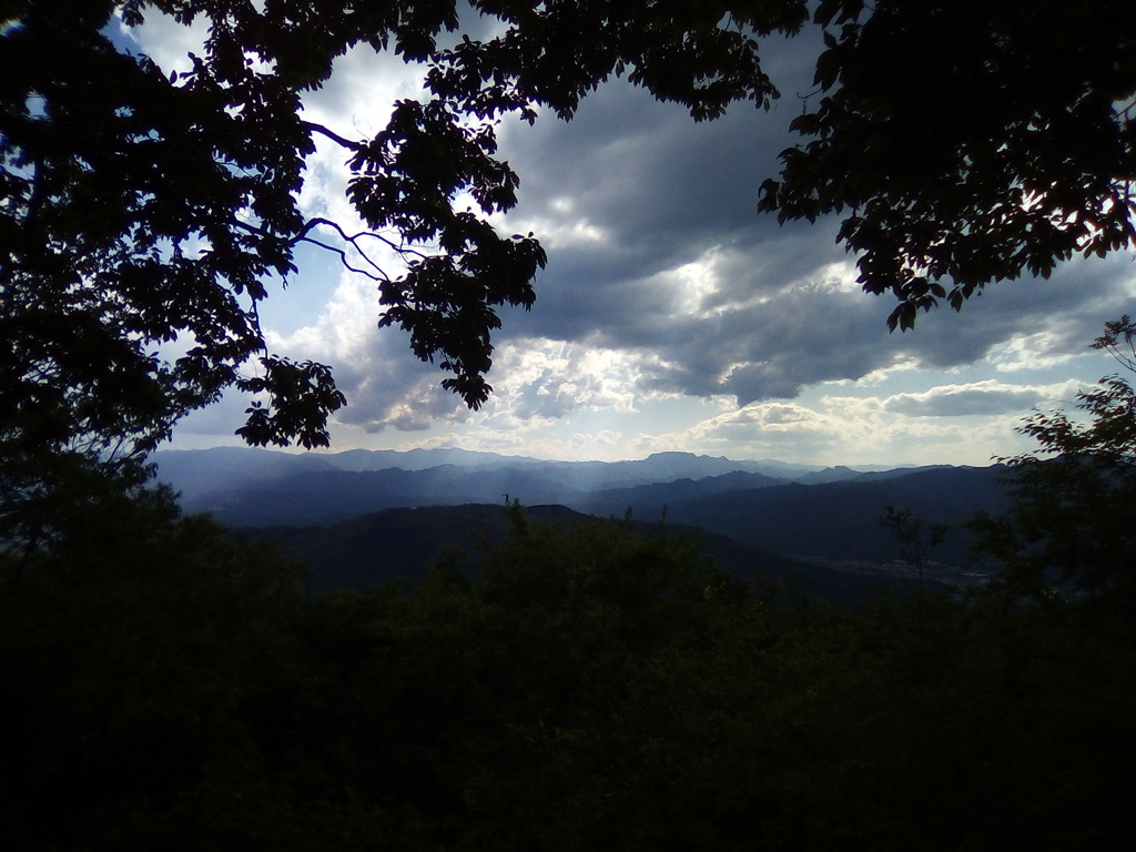 2018/05/04_皇鈴山山頂からの天使の梯子