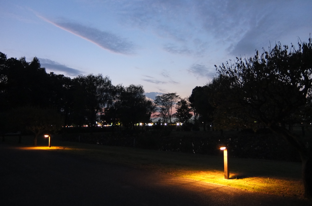 2014/10/19_夕暮れのさきたま古墳公園