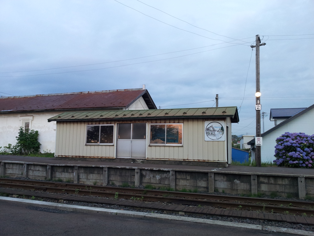 2018/07/15_夕暮れの金木駅