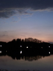 2015/10/17_伊佐沼の夕暮れ