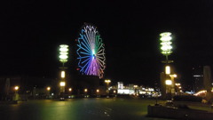 2014/01/01_夜の夢の大橋とパレットタウン大観覧車