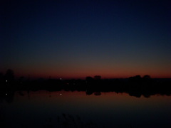 2016/02/11_溜め池の夕暮れ