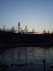 2017/04/02_花の丘農林公苑の夕暮れ