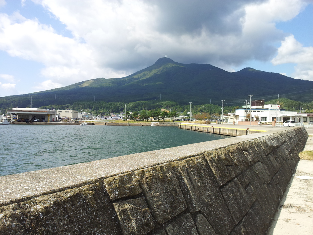 2018/09/14_斗南藩士上陸の地から釜臥山を望む