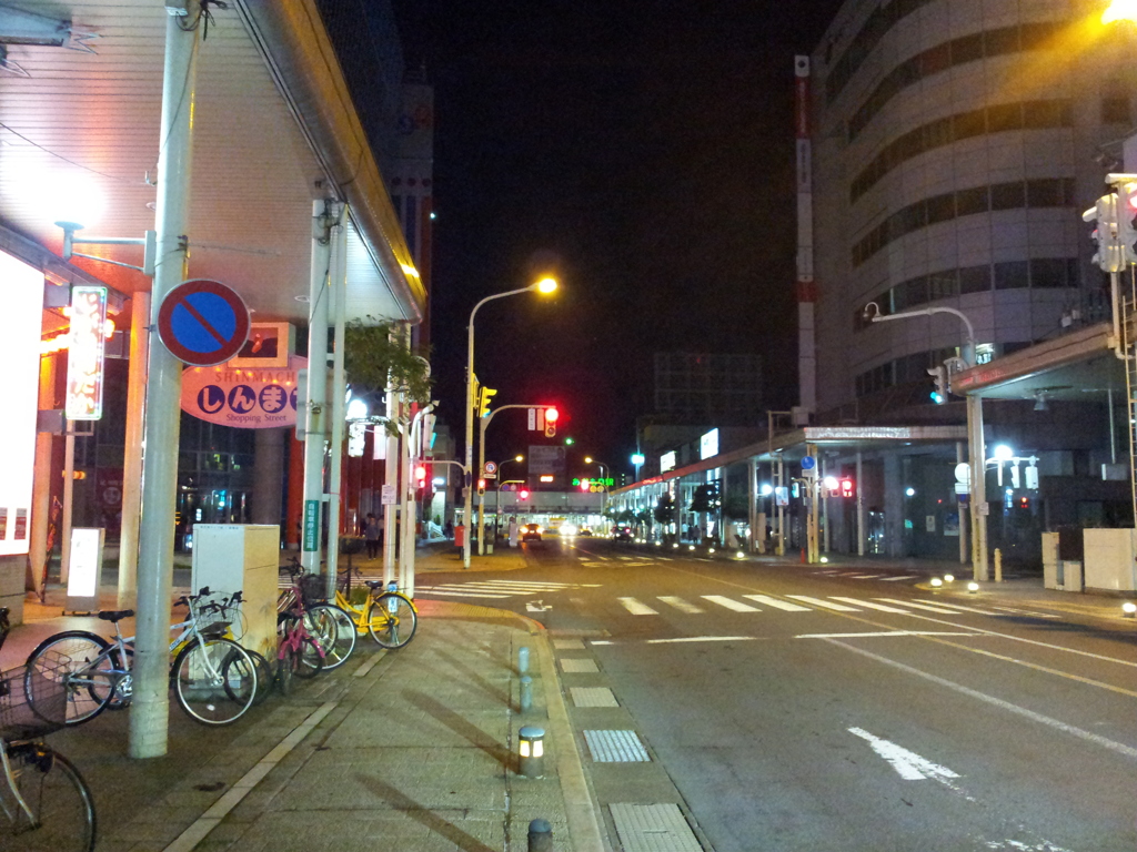 2018/07/15_夜の青森市街