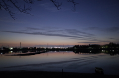 2015/12/20_伊佐沼の夕暮れ