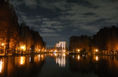 2014/12/07_夕暮れの別所沼公園