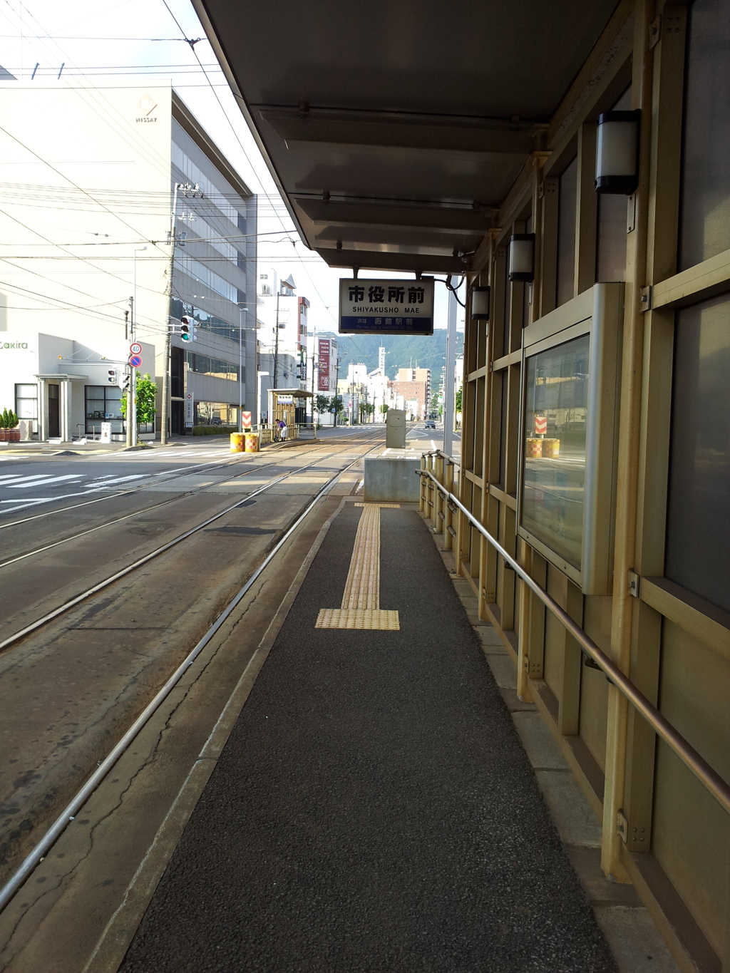 2016/08/13_函館市電 市役所前駅