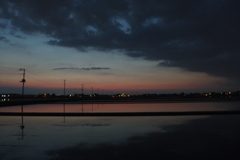 2016/06/05_水田の夕暮れ（没カット）