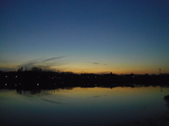 2017/01/07_伊佐沼の夕暮れ